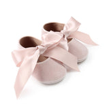 New born Baby Girl Flower Sneakers Toddler Cotton Bow Casual Shoes Infant Little Girls Princess Sequin Stars Leather Shoes 0-18Ms