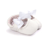 New born Baby Girl Flower Sneakers Toddler Cotton Bow Casual Shoes Infant Little Girls Princess Sequin Stars Leather Shoes 0-18Ms