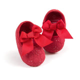 New born Baby Girl Flower Sneakers Toddler Cotton Bow Casual Shoes Infant Little Girls Princess Sequin Stars Leather Shoes 0-18Ms