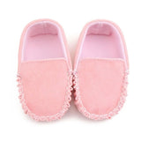 New Collection PU Suede Leather Newborn Baby Shoes Moccasins Soft Soled Non-slip Footwear First Walker For 0-18M