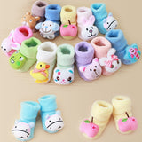 NEW Collection baby shoes Cartoon Newborn Kids Baby Girls Boys Anti-Slip Warm Socks Slipper Shoes Boots buciki