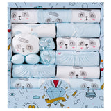 18 piece/lot Newborn Baby Girl Clothes 100% Cotton Infant Baby Girl Summer Clothes Soft Baby Boys Clothing Newborn Hat Bibs