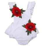 Newborn Baby Girls Sleeveless Jumpsuit Floral Romper Outfits baby girl clothes bodysuit Sunsuit UK