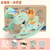 Baby Rocking Chair Music Trojan Rocking Horse Toy Year-old Children Rocking Horse Gift Kids Chair Cute Kids Furniture