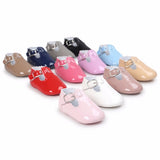 2019 Candy Colors Patent Leather Newborn Baby Prewalker Soft Bottom Anti-slip Shoes Footwear Princess Girl Crib Mary Jane Shoes