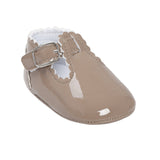 2019 Candy Colors Patent Leather Newborn Baby Prewalker Soft Bottom Anti-slip Shoes Footwear Princess Girl Crib Mary Jane Shoes
