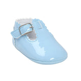 2019 Candy Colors Patent Leather Newborn Baby Prewalker Soft Bottom Anti-slip Shoes Footwear Princess Girl Crib Mary Jane Shoes
