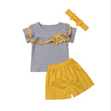 Sister Brother Summer Clothes Baby Girl Boy Short Sleeve T-Shirt Tops+Solid Shorts Siblings Matching Infant Twins Casual Outfits