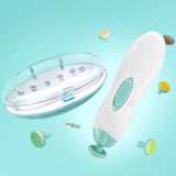 Baby Health Care Kits Baby Nail Care Set Electric Baby Toddler Nail Trimmer Clippers  Storage Box for traveling