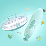 Baby Health Care Kits Baby Nail Care Set Electric Baby Toddler Nail Trimmer Clippers  Storage Box for traveling