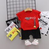 IENENS Summer Boys Cotton T-shirt Pants Sets Clothes Baby Toddler Infant Clothing Suits Kids Children Boy's Outfits Tracksuits