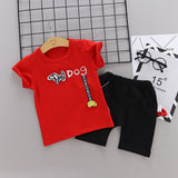 IENENS Summer Boys Cotton T-shirt Pants Sets Clothes Baby Toddler Infant Clothing Suits Kids Children Boy's Outfits Tracksuits
