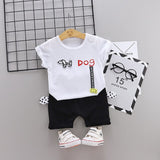 IENENS Summer Boys Cotton T-shirt Pants Sets Clothes Baby Toddler Infant Clothing Suits Kids Children Boy's Outfits Tracksuits