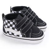Fashion Kids Sneakers Baby Boys Shoes High Top Solid Soft Sole First Walker Infant Toddler Antislip Prewalker Crib Footwear Shoe
