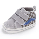 Fashion Kids Sneakers Baby Boys Shoes High Top Solid Soft Sole First Walker Infant Toddler Antislip Prewalker Crib Footwear Shoe
