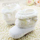 NEW  Baby Shoes Toddler Girl First Walkers Toddler Shoes Boots Multi-color Dot Bow Soft Sole Shoes for Girls Children's Shoes