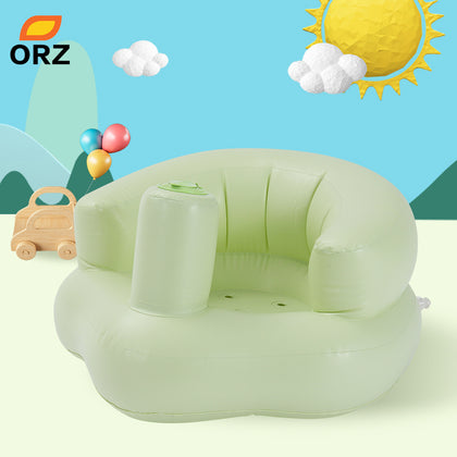 ORZ Inflatable Baby Kids Chair Children's Furniture PVC Bath Sofa Baby Learn Stool Training Seat Portable Kids Dining Chair